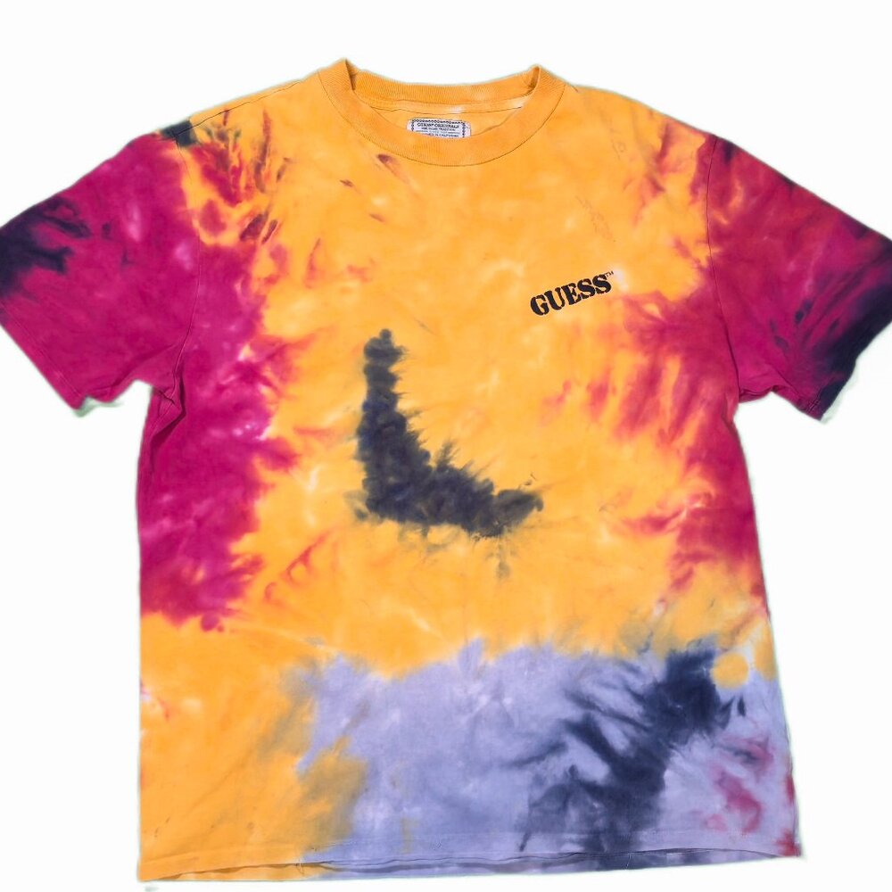 Guess Originals Tie-Dye Multicolor T-Shirt‎ Size M